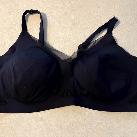 Honeylove Bra Crossover Liftwear Black Wireless Size 3X Convertible Stretch - Picture 1 of 6